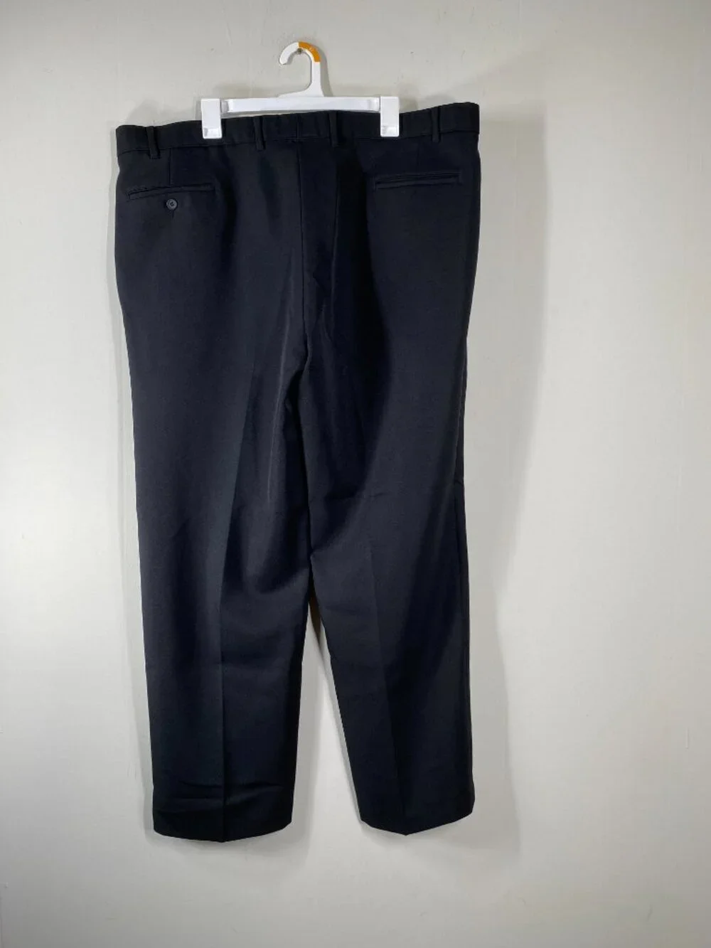 Vintage Levi's Action Slacks Men's 44 x 32 High Rise Black Office Career VTG